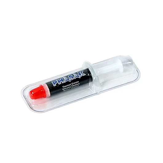 Pasta termica phasak syringe grey - silver 0.5 grams gaming dta 018