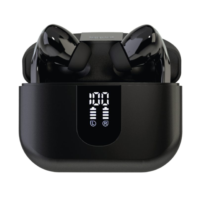 iggual Auriculares inalámbricos TWS Bluetooth negro
