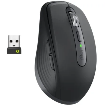 Raton mouse logitech mx anywhere 3s for business oficina rf wireless + bluetooth laser 8000 dpi