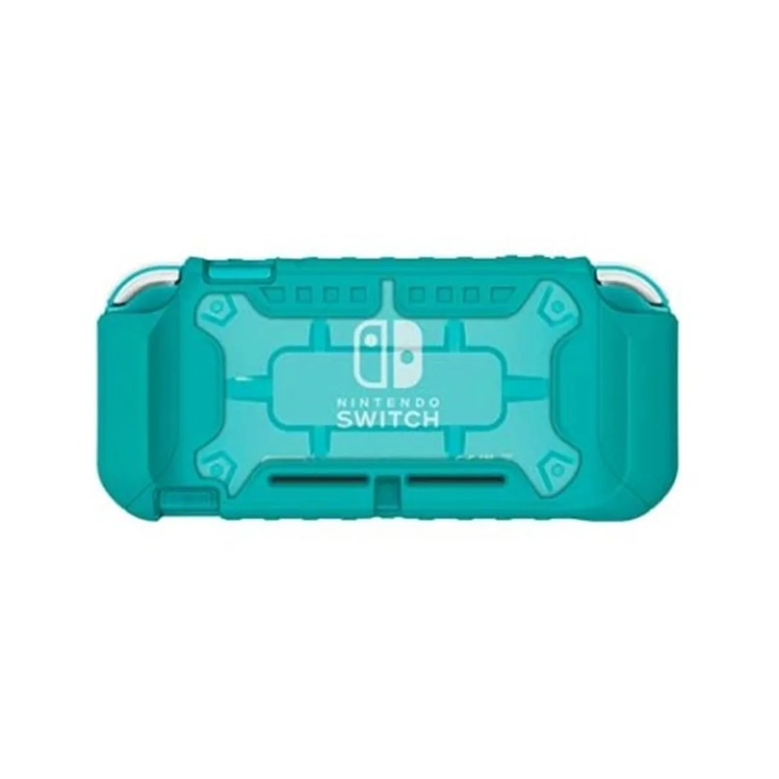 Carcasa hori nintendo switch hibrida turquesa tpu - duraflexi - resistente y flexible