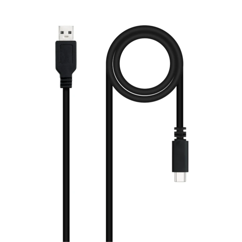 Nanocable Cable USB 2.0 3A USB-C-M-M 1.5M Negro