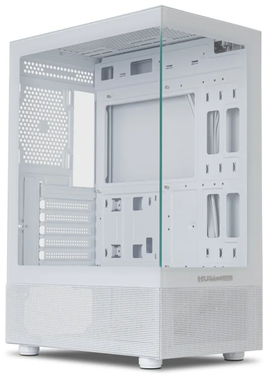 Caja ordenador gaming nox hammer vision atx cristal templado blanco