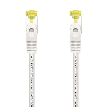 Cable de Red RJ45 SFTP Aisens A146-0491 Cat.7/ 2m/ Blanco