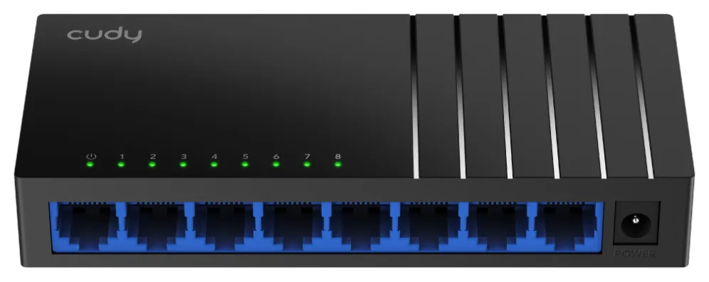 Cudy GS108D switch No administrado Gigabit Ethernet (10/100/1000) Negro