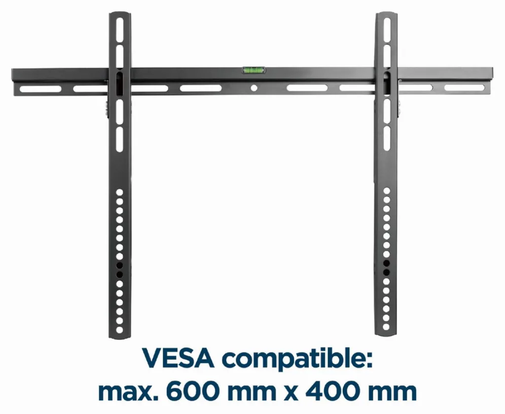 Gembird WM-70F-02 soporte para TV 177,8 cm (70") Negro
