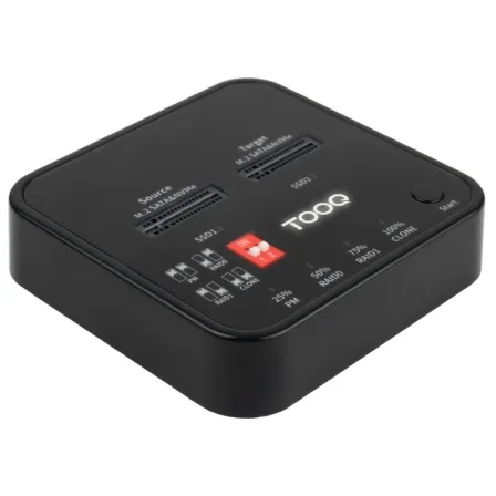 Tooq DockStation 2xSSD M.2NVMe PCIe USB-C3.2 Clone
