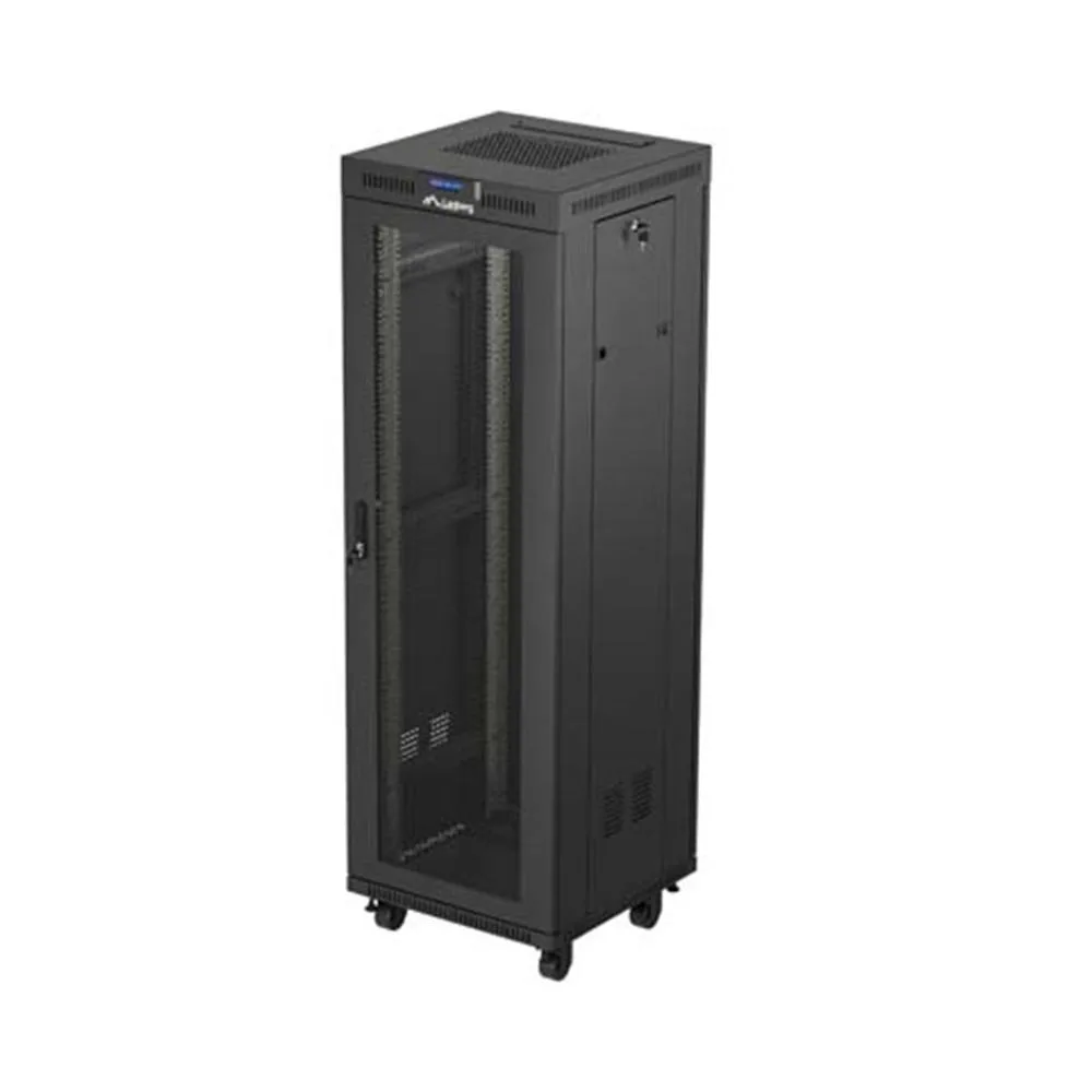 Lanberg FF01-6637-23BL armario rack 37U Rack o bastidor independiente Negro