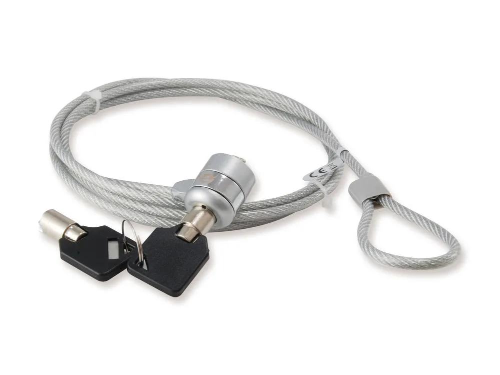 Cable seguridad conceptronic kensington con llave para portatiles 1.5m
