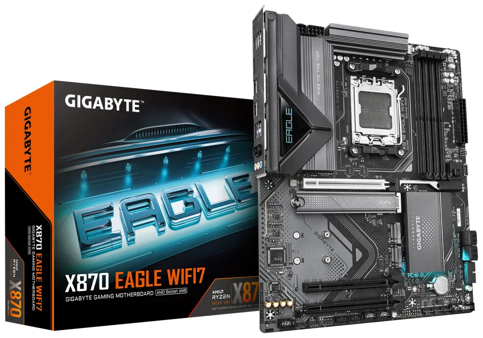 Placa base gigabyte x870 eagle wifi7 g10 am5 atx - 4x ddr5 - 4x sata3