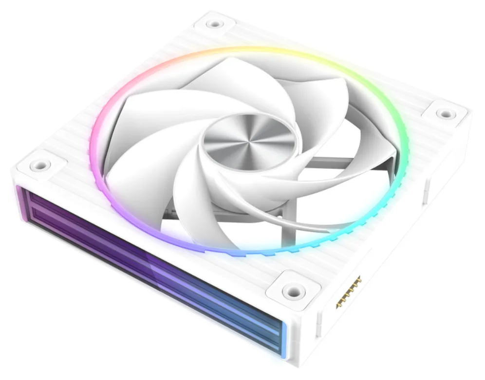 Zalman ZM-DF120R Placa base Ventilador 12,4 cm Blanco 1 pieza(s)