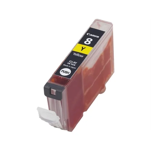 Cartucho tinta canon cli8 amarillo 8ml pixma 4200 - 5200 - 6600 - mp500 - 800