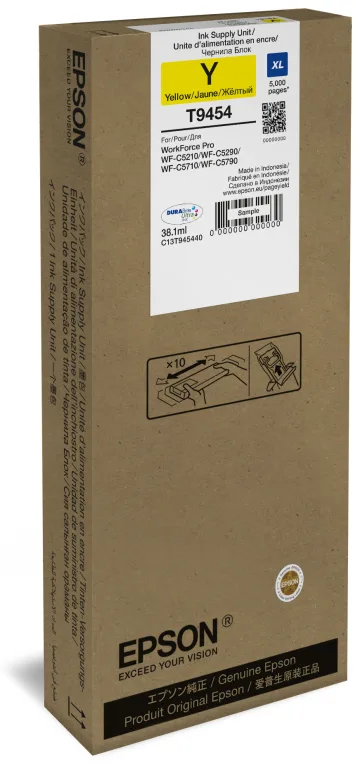 Cartucho tinta epson c13t945440 amarillo - 5000 paginas - wf - c5790dwf - wf - c5710dwf - wf - c5290dw - wf - c5210dw
