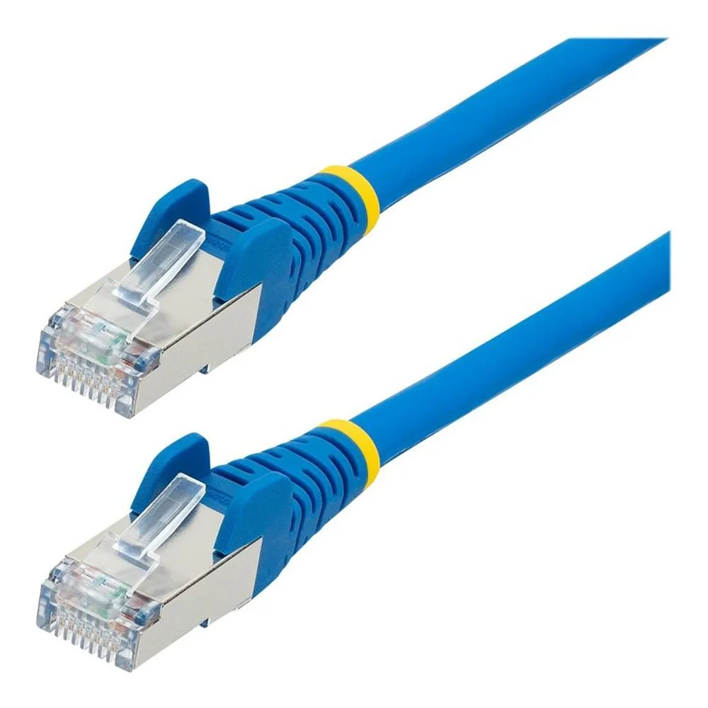 Cable de red startech latiguillo rj45 lszh s - ftp cat6a 2m azul