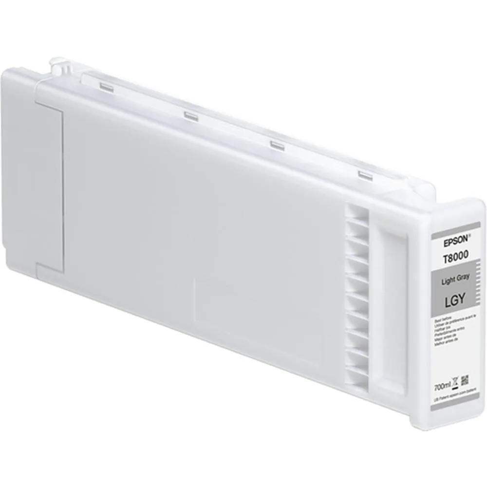 Cartucho tinta epson t800000 ultrachrome pro light gray 700ml