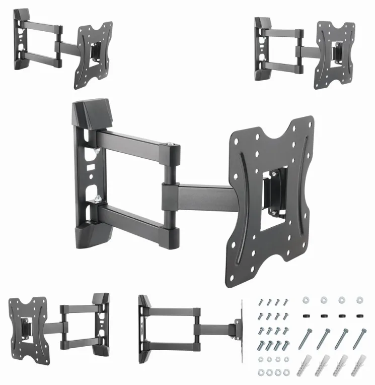Gembird WM-42ST-02 soporte para TV 106,7 cm (42") Negro