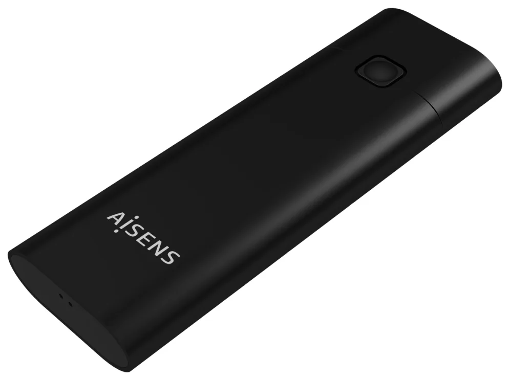 Caja Externa para Disco SSD M.2 NVMe Aisens ASM2-020B/ USB 3.2 Gen2/ Sin Tornillos