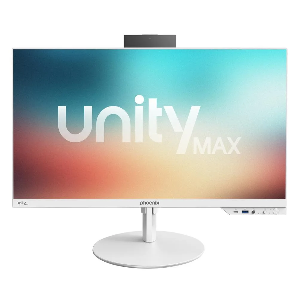Ordenador all in one phoenix unity max i5 14gº - 16gb ddr5 - ssd 1tb nvme - 23.8 pulgadas - fhd 1080p ips - blanco - w11 pro