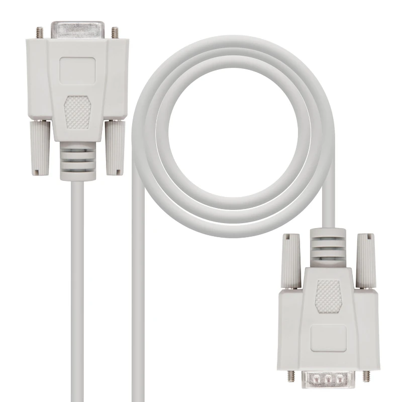 Nanocable Cable Serie Modem DB9-M-DB9-H