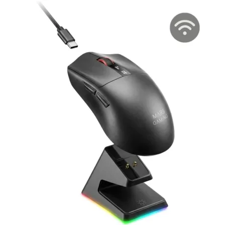 Raton inalambrico mars gaming mmw - elite negro