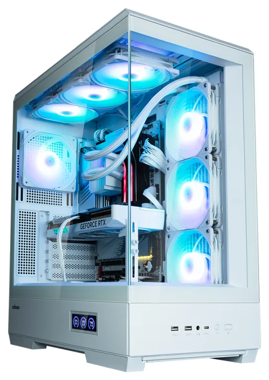 Zalman P50 DS White Midi Tower Blanco
