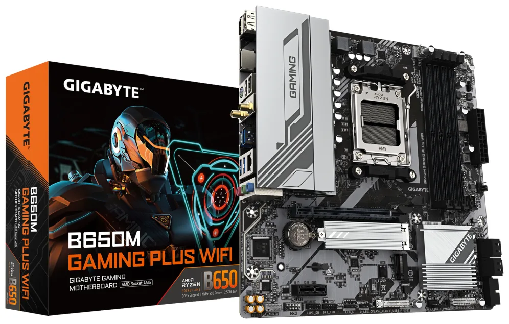 Placa base gigabyte b650m gaming plus wifi am5 4xddr5
