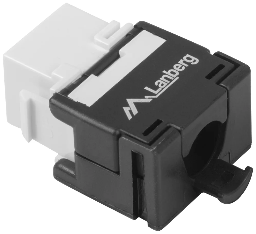 Conector keystone lanberg cat.6a utp rj45 180º toolless