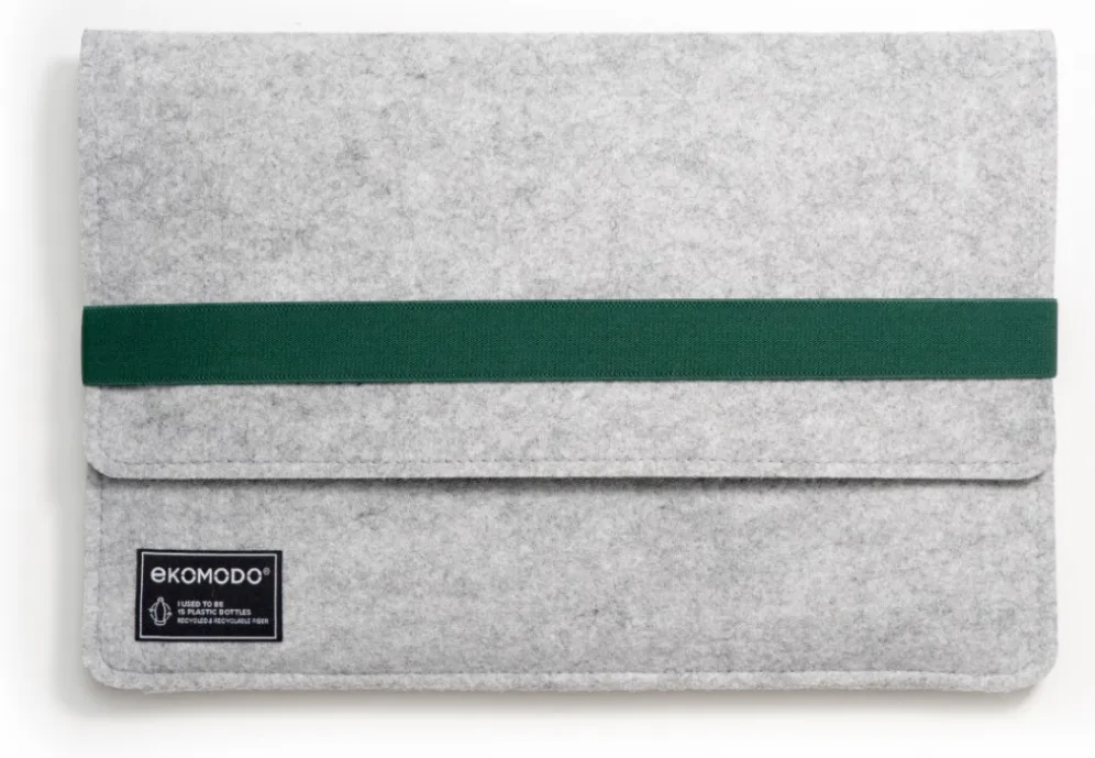 EKOMODO HR-004 maletines para portátil 33 cm (13") Funda Verde, Gris