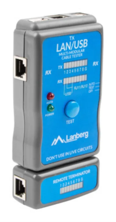 Testeador network lanberg nt - 0403 rj45 - rj11 - usb