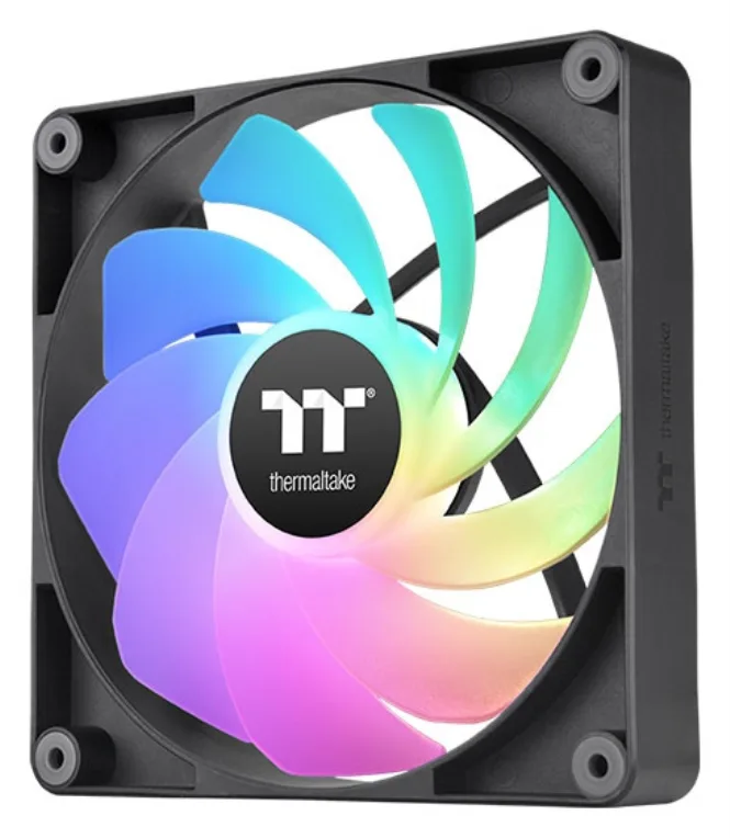 Thermaltake CT120 Reverse ARGB Carcasa del ordenador Ventilador 12 cm Negro 2 pieza(s)