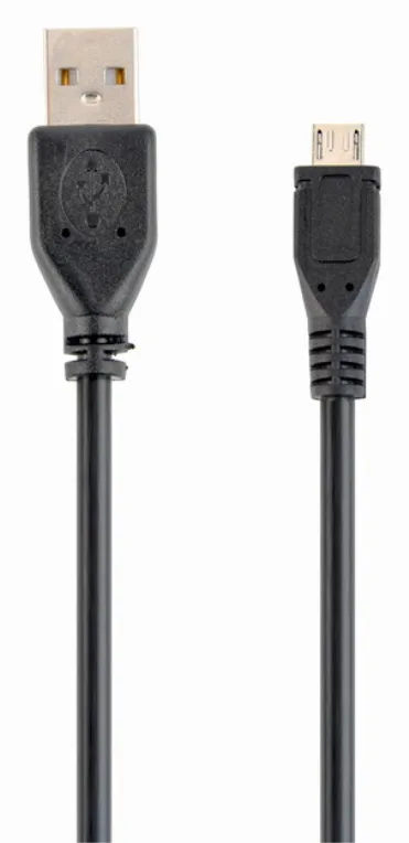 Gembird CCP-MUSB2-AMBM-1M cable USB USB 2.0 Micro-USB B USB A Negro