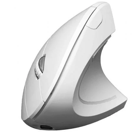 Raton inalambrico subblim glide vertical ergo blanco
