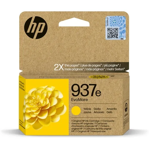Cartucho tinta hp 937e amarillo officejet pro 9110b - 9120