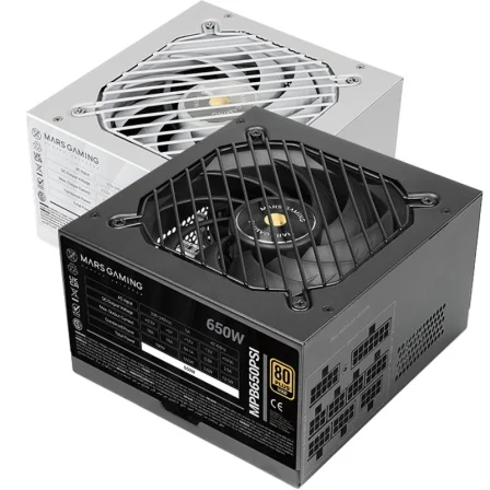 Fuente alimentacion mars gaming mpb650psi atx 650w negra