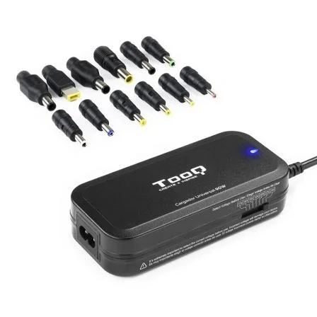 Cargador portatil universal tooq tqlc - 90bs02m 90w 1 x usb 12c negro