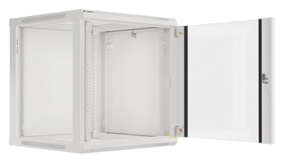 Armario rack lanberg 12u 600x600x368 auto ensamblado 19 pulgadas hasta 60kg gris