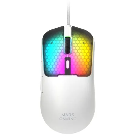 Raton mars gaming mm - viperw rgb blanco