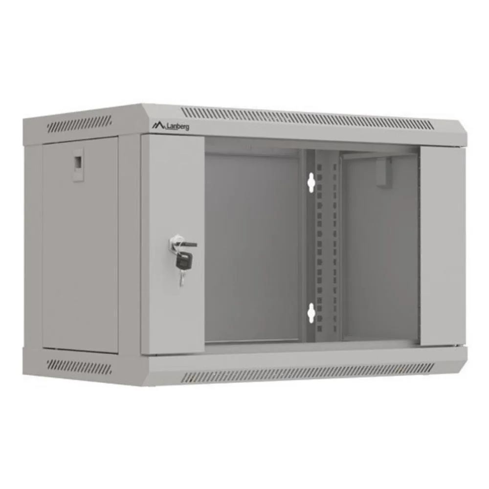 Armario lanberg 19 pulgadas 6u - 540x350 gris