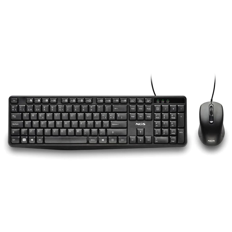 NGS Kit Teclado+Ratón con cable Cocoa