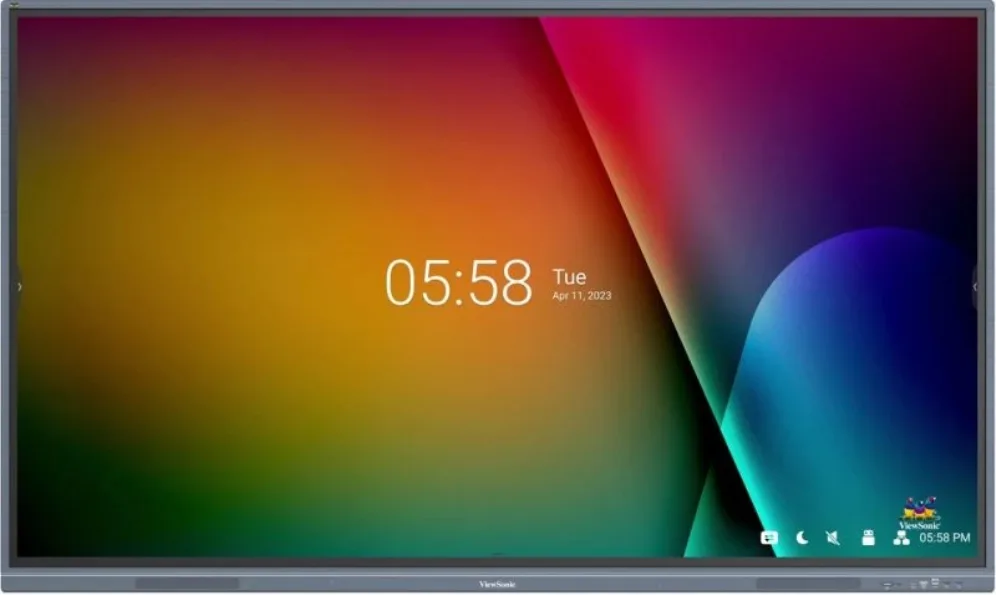 Viewsonic IFP7533-G pantalla de señalización Panel plano interactivo 190,5 cm (75") LCD 350 cd / m² 4K Ultra HD Negro Pantalla táctil Procesador incorporado Android 11
