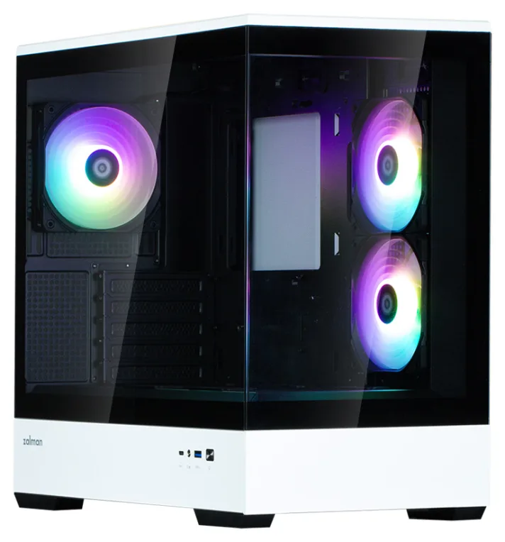 Zalman P30 BW carcasa de ordenador Mini Tower Negro