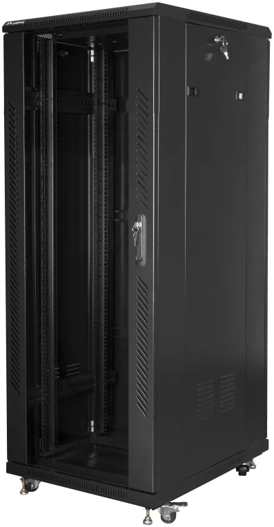 Armario lanberg rack 19 pulgadas 32u 600x800 negro