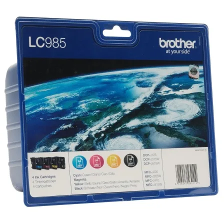 Multipack brother lc985valbp dcpj125 - j140w - j315w - j515w - mfcj220 - j265w - j410 - j415w