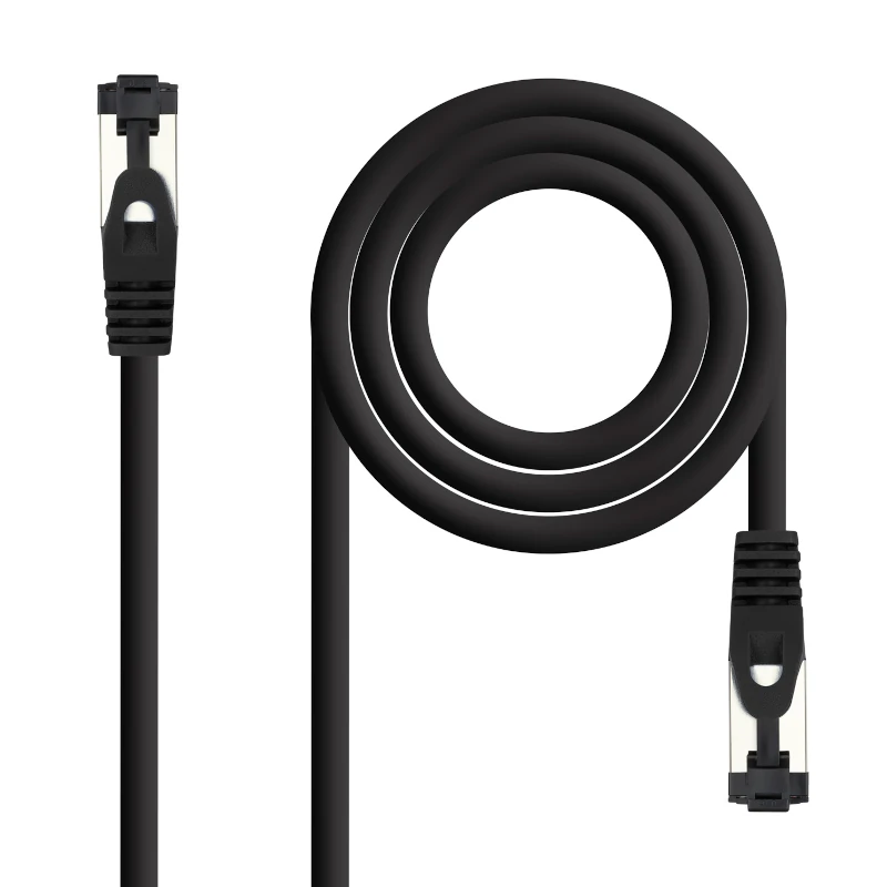 Nanocable Cable red Cat. 8.1 2GHZ SSTP Negro 2m