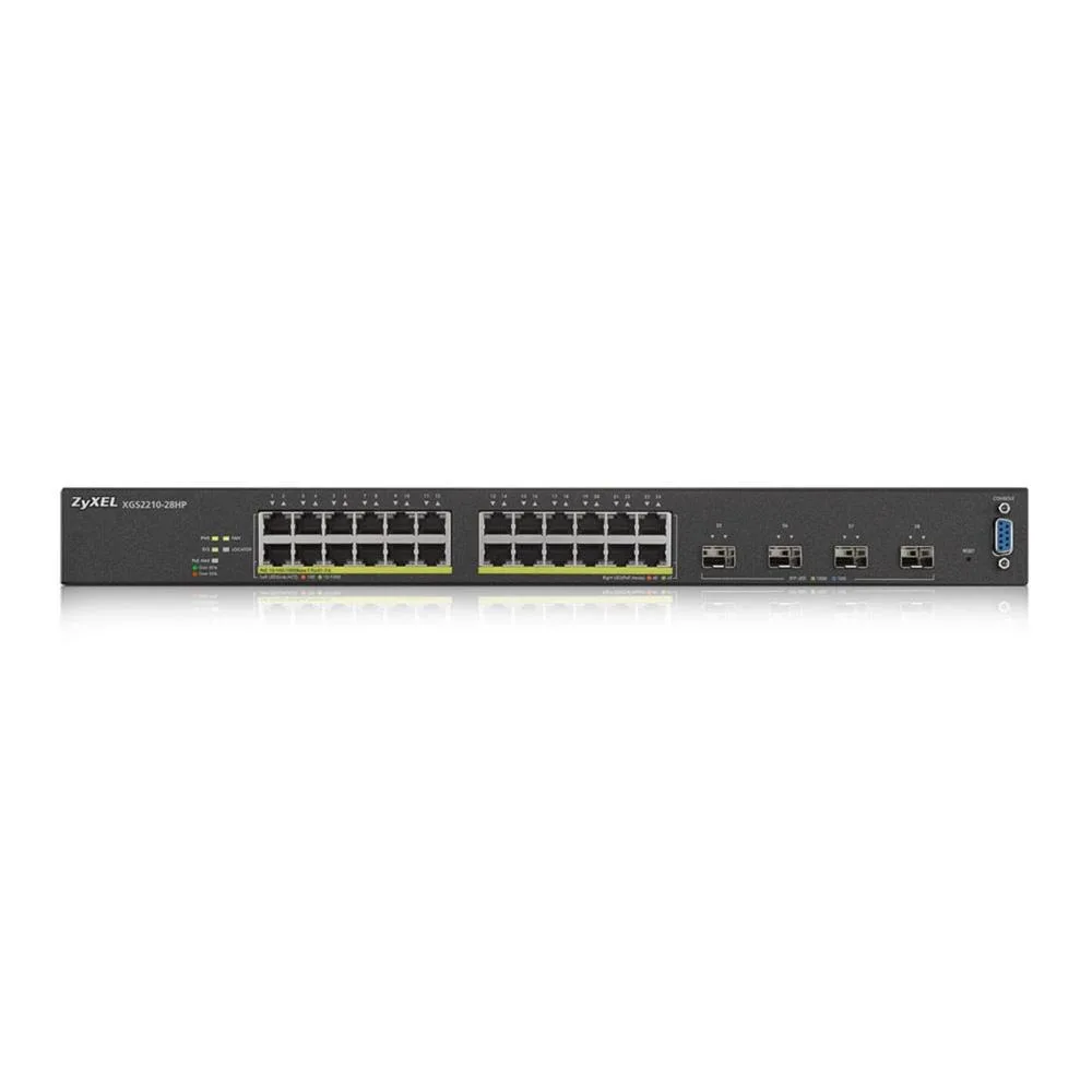 Switch zyxel xgs2210 - 28hp 28 puertos