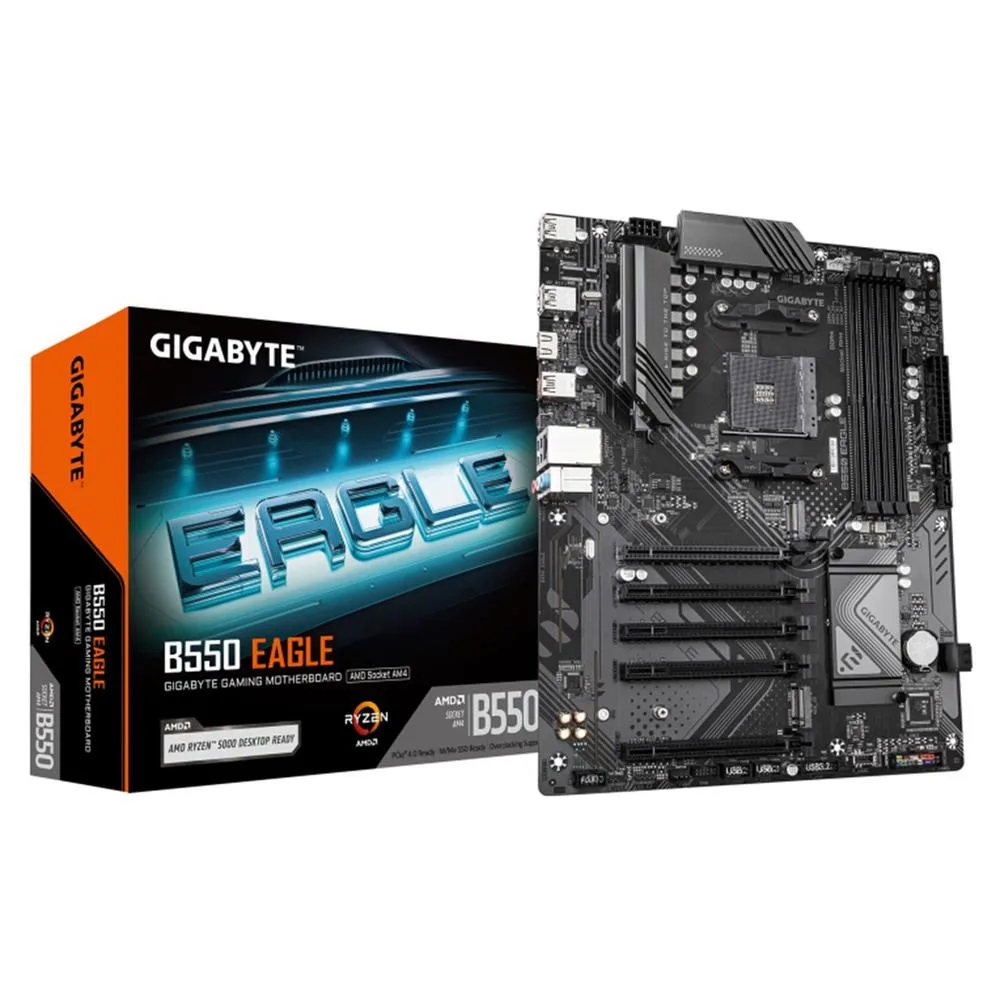 Placa base gigabyte b550 eagle atx - 4x ddr4 - 4x sata3 am4