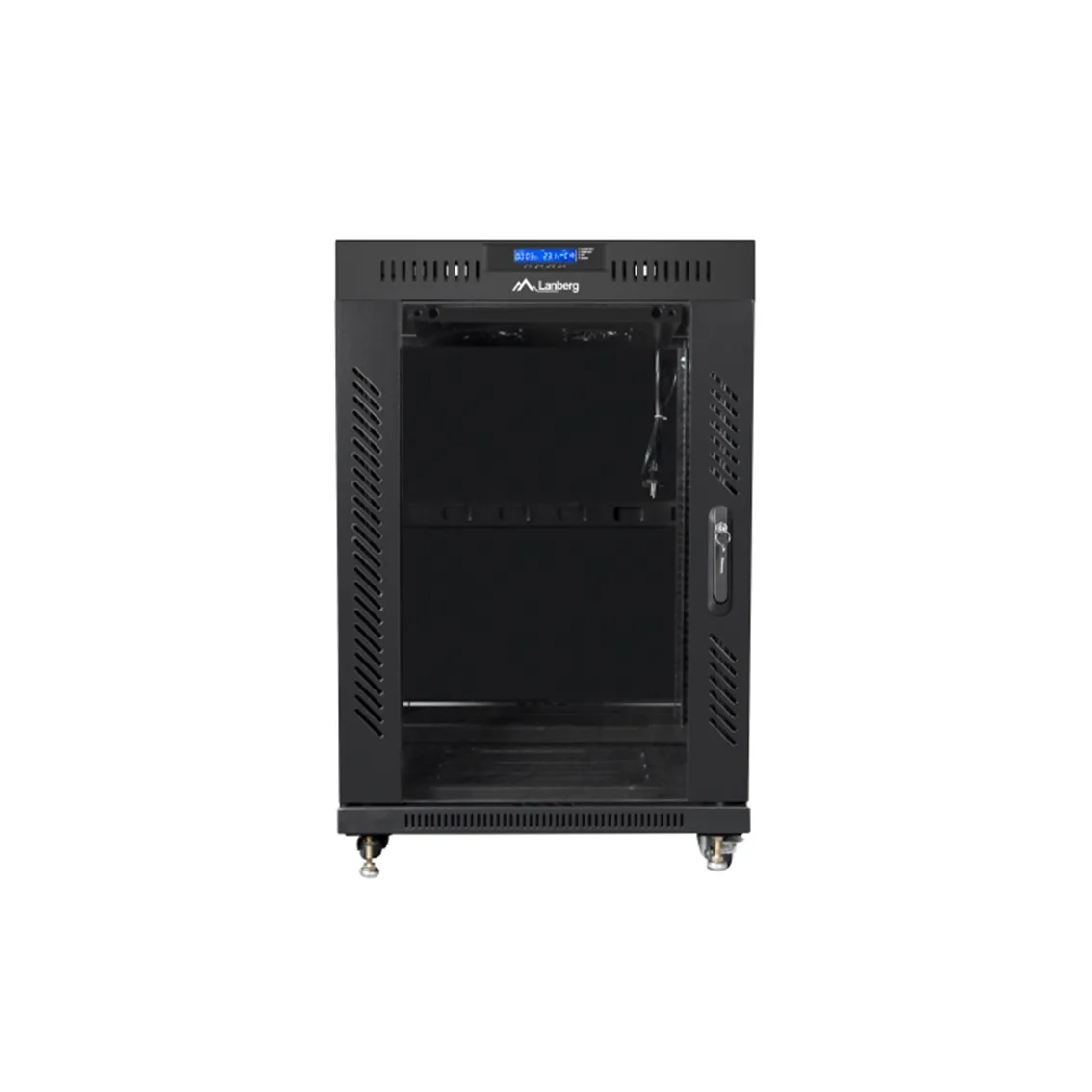 Lanberg FF01-6815-12BL armario rack 15U Rack o bastidor independiente Negro