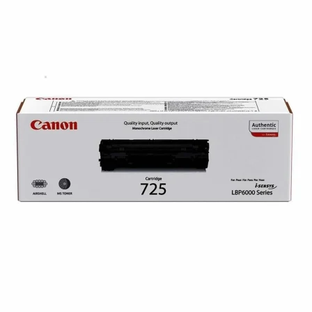 Toner canon 725 negro 1600 páginas lbp6000