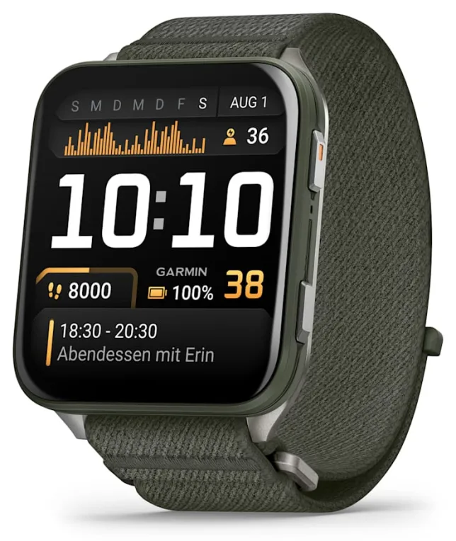 Smartwatch garmin venu x1 amoled 2 pulgadas - gps multisatélite - titanio - 32gb - 8 días de batería