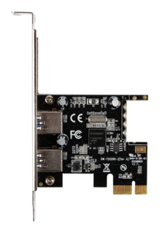 Tarjeta pci lanberg express 2x usb 3.1 gen1 hembra low profile bracket