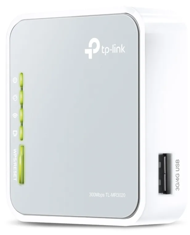 Router Inalámbrico 3G TP-Link TL-MR3020 150Mbps/ 2.4GHz/ 1 Antena/ WiFi 802.11n/g/b